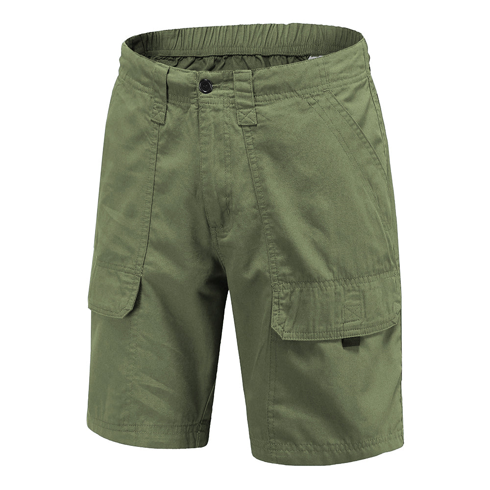 VAYAGER SPORTS Men's Cargo Shorts 100% Cotton Multi Pocket Outdoor Hiking Shorts