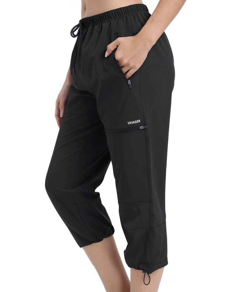 Women Capri Pants Casual Loose Joggers Wide Leg Crop Drawstring Yoga  Sweatpant | eBay